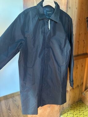 New-with-Tags Banana Republic Black Trench Coat